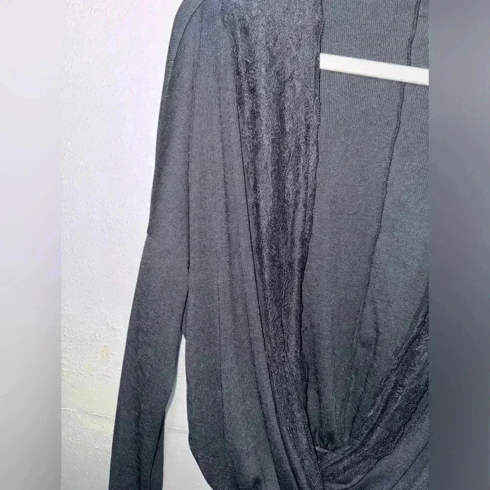Zara Black long sleeve bodysuit size small - Picture 2 of 6